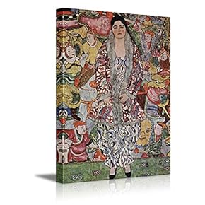 Portrait of Friederike Maria Beer by Gustav Klimt - Austrian Symbolist Painter - Canvas Art Home Art - 16x24 inches