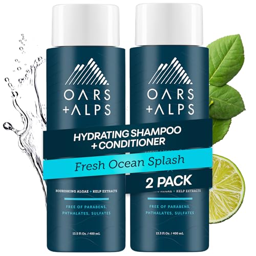 Oars + Alps Men's Sulfate Free Hair Shampoo and Conditioner Se... 519BIiylgDL