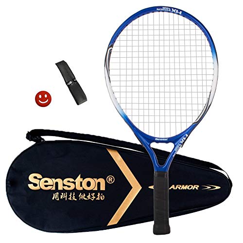 Senston-Raqueta-de-Tenis-para-NinosJuventudOne-Piece-Desgin-Raqueta-TenisIncluido-1-Bolsa-de-Tenis-1-Grip-1-Amortiguadores