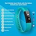 Lintelek Fitness Tracker, Heart Rate Smart Wristband, Sleep Monitor, Steps/Calorie and Distance Counter Pedometer for Android or iOS Phone