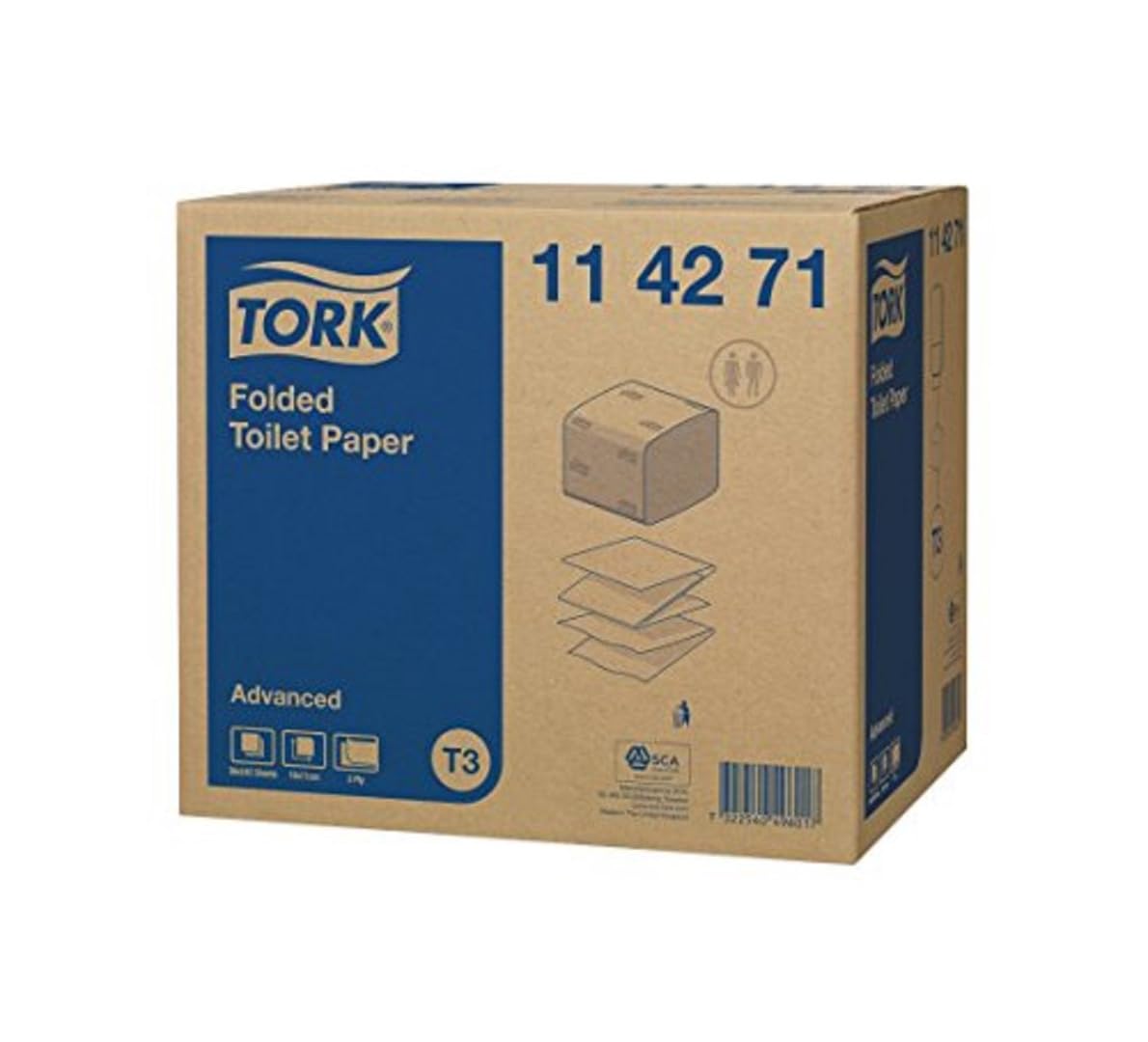 T3 Folded 2-Ply Toilet Tissue (36 Packs of 242 Sheets)