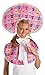 Forum Novelties Women's Big Baby Girl Deluxe Accessory Bib and Bonnet Set, Pink, One size