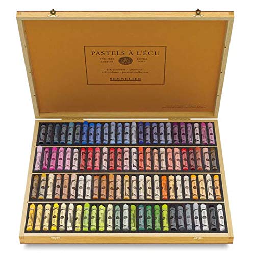 Sennelier 100 Full Pastel Portrait Wood Set