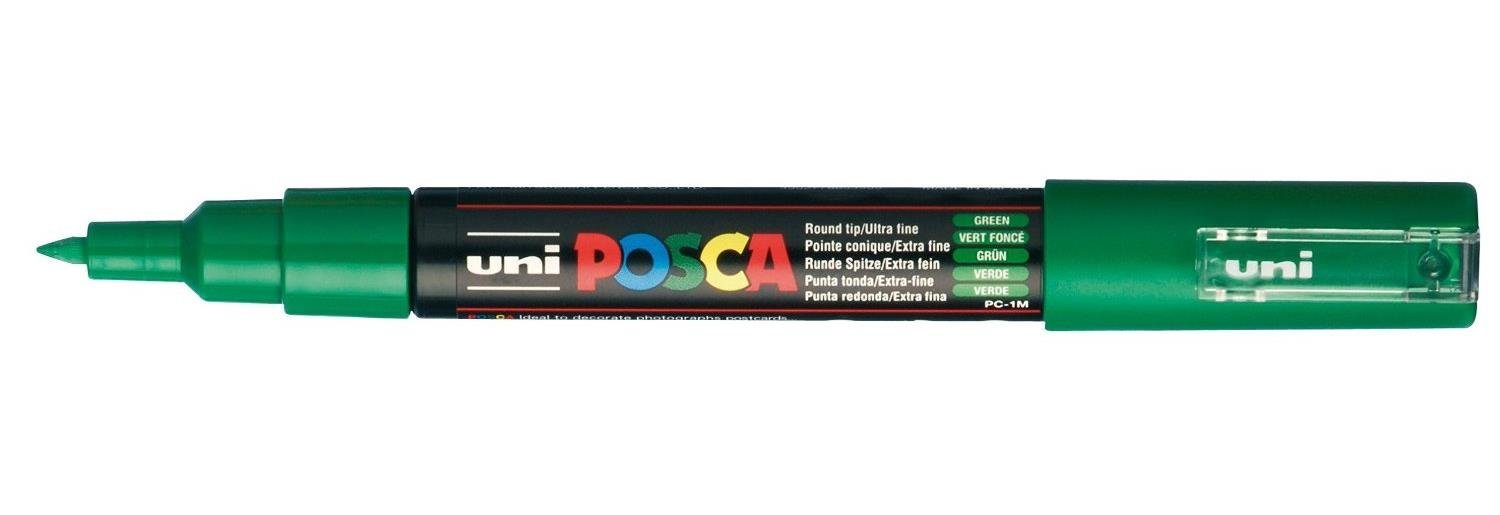uni-ball 17822000 Posca Extra Fine Bullet Tip Marker - Green