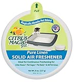 Citrus Magic Pet Odor Absorbing Solid Air Freshener Pure Linen, 8-Ounce
