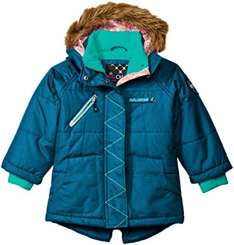 Big Chill Big Girls' Quilted Expedition Jacket, Marlin, 10/12