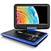 ieGeek 11.5" Portable DVD Player with SD Card/USB Port, 5 Hour Rechargeable Battery, 9.5" Eye-protective Screen, Support AV-IN/ OUT, Region Free, Blue primary