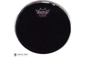 Remo DX-Series Skyndeep Clear Tone Doumbek Darbuka Drumhead - Black Smoke Graphic, 8.75"
