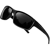 KANASTAL Sports Sunglasses Men Women Polarized Running Sunglasses UV400 Square Wrap Around Sun Glasses for Fishing Cycling