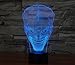 Lmeison 3D Night Light Illusion Lamp LED Desk Table Lamp with USB Cable, 7 LED Colors Change, Smart Touch, Button Control, Acrylic Panel & ABS Base, Best Gift for Boys Girls