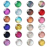 24 Pieces Beautiful Glass Fridge Magnets, Pretty