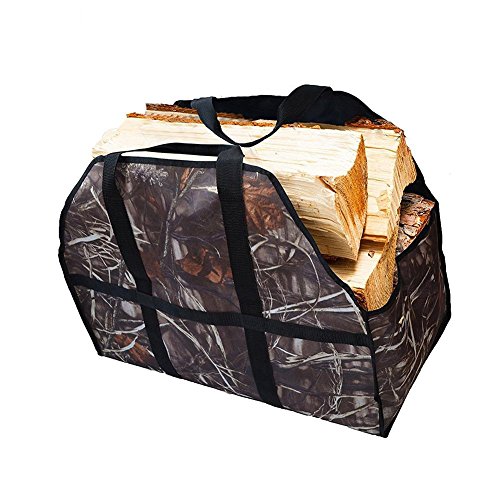 Camouflage Log Carrier Bag,Extra Large Toy Storage Bag Multifunctional Tote Bag for Firewood Storage Bag - Thumbnail 4