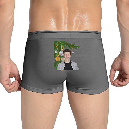 Cas Men's Comfortable Underpants Shawn Mendes Christmas Panties Knickers L Ash