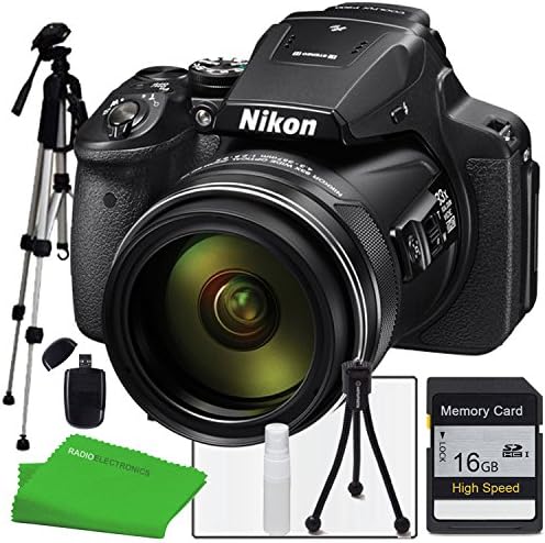 Nikon Coolpix P900 Digital Camera, Full Size Tripod,16GB SDHC Class 10 High Speed Memory Card, USB Card Reader &amp; More