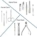 Moreplus Manicure Pedicure Set Nail Clippers 12 Piece Professional Grooming Kit - Toenail Clippers Includes Cuticle Remover with Portable Travel Case Beauty Care Tools