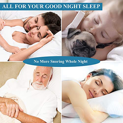 Balhvit Anti Snoring Devices, Silicone Magnetic Anti Snore Nose Clip to Ease Breathing, Set of 4 Nose Vents as Snoring Solution, Comfortable & Effective Stop Snoring Sleep Aid for Men Women