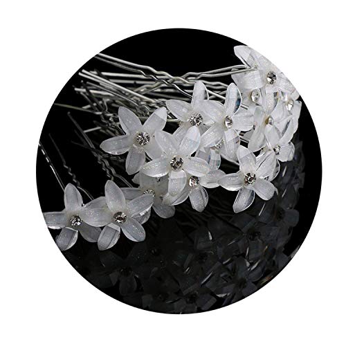 20pc Set Women Crystal Rhinestone Flower Hair Pins Clips Wedding