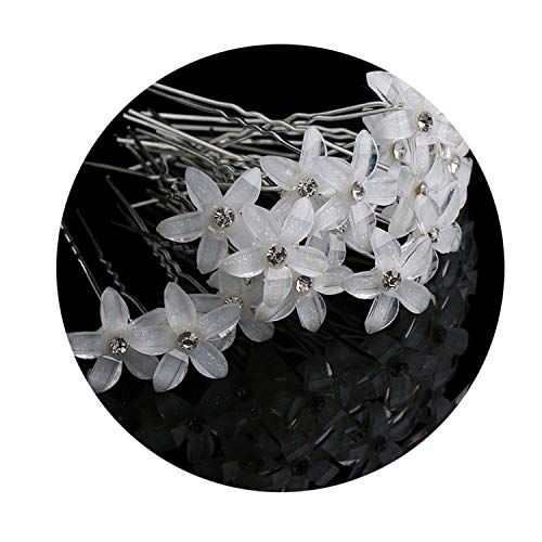 20Pc/Set Women Crystal Rhinestone Flower Hair Pins Clips Wedding Bridal Barrettes Hairpins Hair Styl