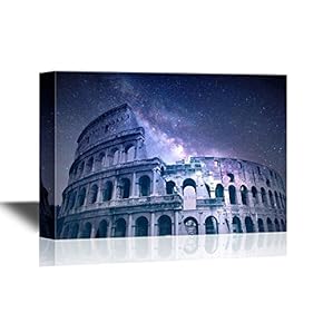 Rome Italy Famous Colosseum Flavian Amphitheatre Ancient Landmark