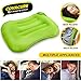covacure Inflatable Camping Travel Pillow Push Button Inflation Pillows, Ultralight Compressible Pillows for Neck & Lumbar Support While Camp, Hiking,Backpacking