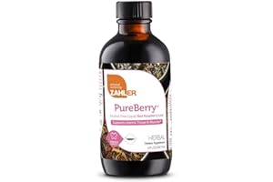 Zahler PureBerry, Liquid RED Raspberry Leaf Supplement which Strengthens Uterine Tissue and Muscles, All Natural Liquid Formula That Promotes Uterine Health, Certified Kosher, 4oz