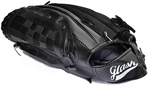 Glask 12" Left Hand Throw Glove with Flasks, Black