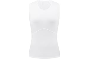 YKYWBIKE Cycling Base Layer Women Quick Dry Sleeveless Cycling Jersey Compression Mesh Undershirt Breathable Biker Shirts