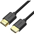 kinseda 4K HDMI Cable 8ft High Speed 18Gbps HDMI Cord 2.0 Supports to 4K 60Hz UHD 2160p 1080p 3D HDR Ethernet Audio Return（AR