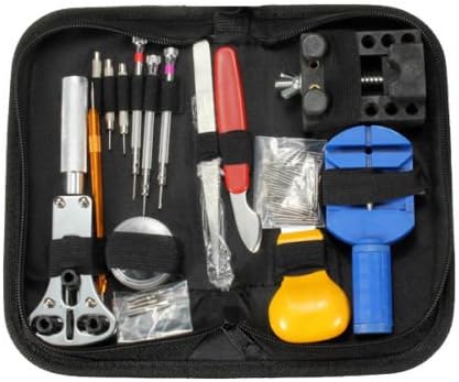 Homesure Watch Repair Hand Tool Kit 144 Pcs Opener Pins Link Remover Spring Bar Stainles