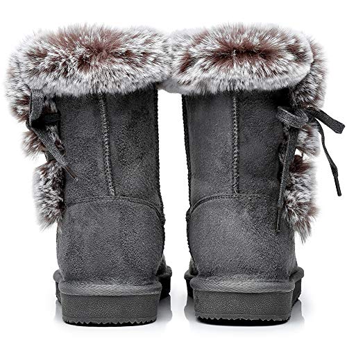 Womens-Classic-Fur-Snow-Boots-Short-Winter-Boots-Lined-Warm-Lace-up-Anti-Slip-for-Outdoor