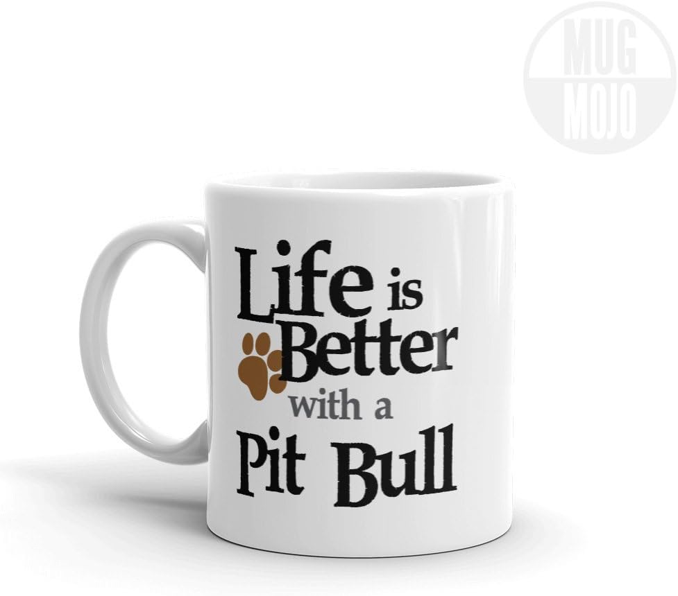 Pit Bull Coffee Mug - Life Is Better With A Pit Bull - Imprint America