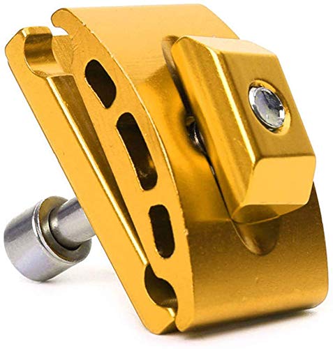 VOANZO Bicycle Seat Tube Head Single Nail Sitting Rod Clamp Head Saddle Tube Joint Head Seat Tube Joint Repair Parts (Gold)