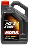 Motul 007250 8100 X-cess 5W-40 Synthetic Gasoline and Diesel Engine Oil - 5 Liter Jug