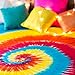 Folkulture Hippie Tapestry Wall Hanging Bohemian Hippie Mandala Bedspread Indian Bedding for Bedroom College Dorm Room Home Decor or Beach Picnic Blanket - Spiral Tie Dye Queen Size Boho Gypsy Spread