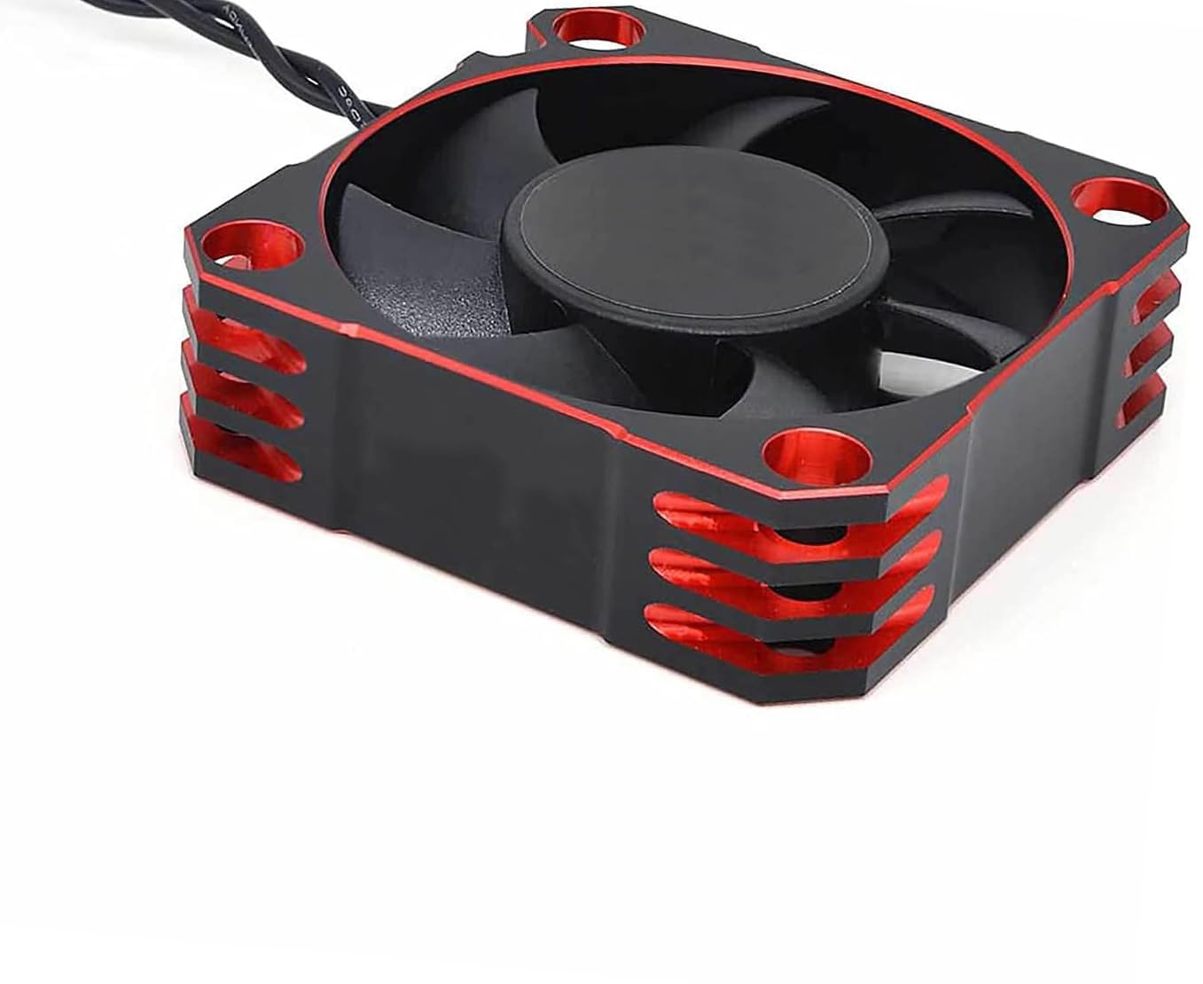 MACHSWON 50mm RC Car Brushless Motor Rocket Metal Motor Cooling Fan for 1/8 1/5 1/6 RC Car Brushless Fan Motor 10000RPM