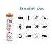 UTHCracy 4-Pack 2800mAh NiMH AA Rechargeable Batteries with Smart Battery Charger