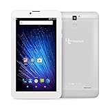 YUNTAB 7 inch 3G Unlocked Android Smartphone/Tablet,Support Dual SIM Cards, Quad Core Processor, IPS Touch Screen, with WiFi, GPS and Dual Camera, Alloy Metal Back(Silver)