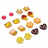 Pack of 8 Color Cute Fashion Mangnetic Stud Earrings for Girls Kids Women