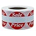 HYBSK Red Sale Price Labels, Discount Stickers 1.5 Inch Total 500 Labels Per Roll (1.5