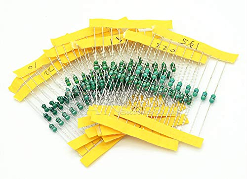 12valuesX10pcs=120pcs 0307 1/4W 0.25W Inductor 1uH-1MH Component Sample Assorted kit New and