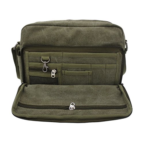 image for MiCoolker Messenger Purse Bag Men Multifunction Versatile Womens Canva