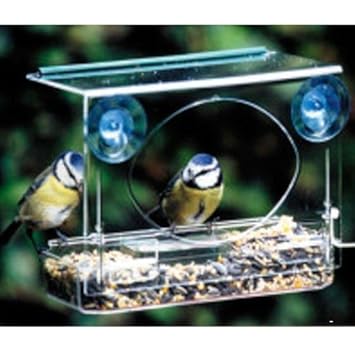 Toworld Tm Meripac Suction Clear Window Wild Bird Feeder Garden