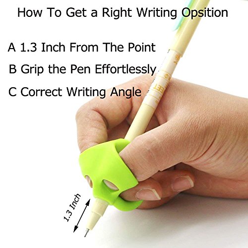 Pencil Grips, Pencil Grips for Kids Handwriting for Preschool 2018 Generation New Mechanical Pencil Grip Elephant Shape For Kids Preschoolers Children Adults Special Needs for Left or Right Hand (6PCS