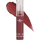 Italia Deluxe Pick 1 Mousse Matte Liquid Lipstick Comfortable Velvet Finish &amp; Zipper Bag (190-11 : COGNAC, Full Size)