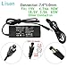 90W 65W 19V 4.74A AC Adapter Charger for HP Elitebook 8460P 8440P 2540P 8470P 2560P 6930P 8560P 8540W 2570P 8540P 8570P 2760P 2170P 8530W 8560W 2530P 2560,Folio 9470,A6-5350M D8H46AV Power Cord