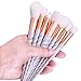 Hecentur Unicorn Design Makeup Brush Set Fashion Unicorn Handle Shape Make Up Brushes for Foundation Eyebrow Eyeliner Blush Cosmetic Concealer Makeup Brushes Set, 10PCS