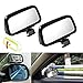 x xotic tech Blind Spot Mirror, 4.5'' Black Rectantle HD Glass Convex Adjustable Wide Angle Rear View Mirror,Universal For Car SUVs Truck Motorcycle (2pcs)