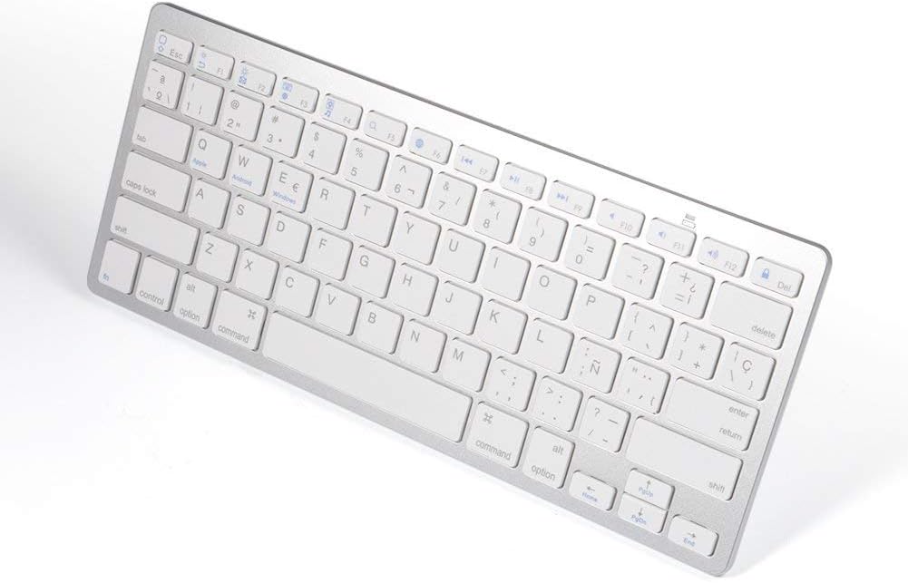 Clavier Bluetooth en Espagnol Ultra Mince 78 Touches pour MAC OS Android Windows Amazon.fr
