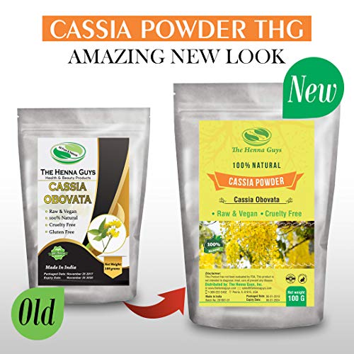 100% Pure CASSIA OBOVATA Powder for hair - 100 Grams - The Henna Guys - //medicalbooks.filipinodoctors.org