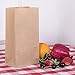 BagDream Brown Paper Lunch Bags 12LB 7x4.5x13.75 Inches 50Pcs Recyclable Kraft Paper Bags Bulk, Disposable, Large for Snack, Lunch, Sandwich, Burger, Baked Food, Packing, Craft